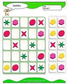 Sudoku Çocuk Bulmacaları